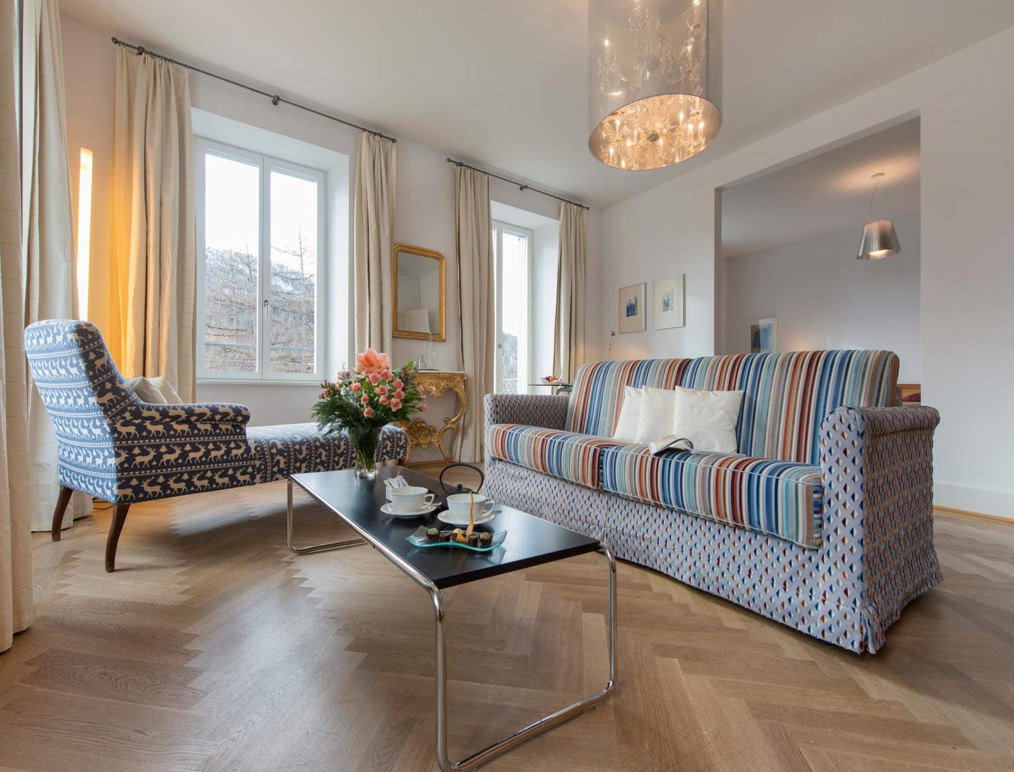 Hotel Saratz Pontresina Kültér fotó
