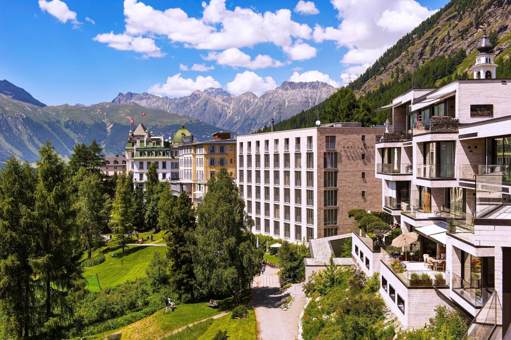 Hotel Saratz Pontresina Kültér fotó