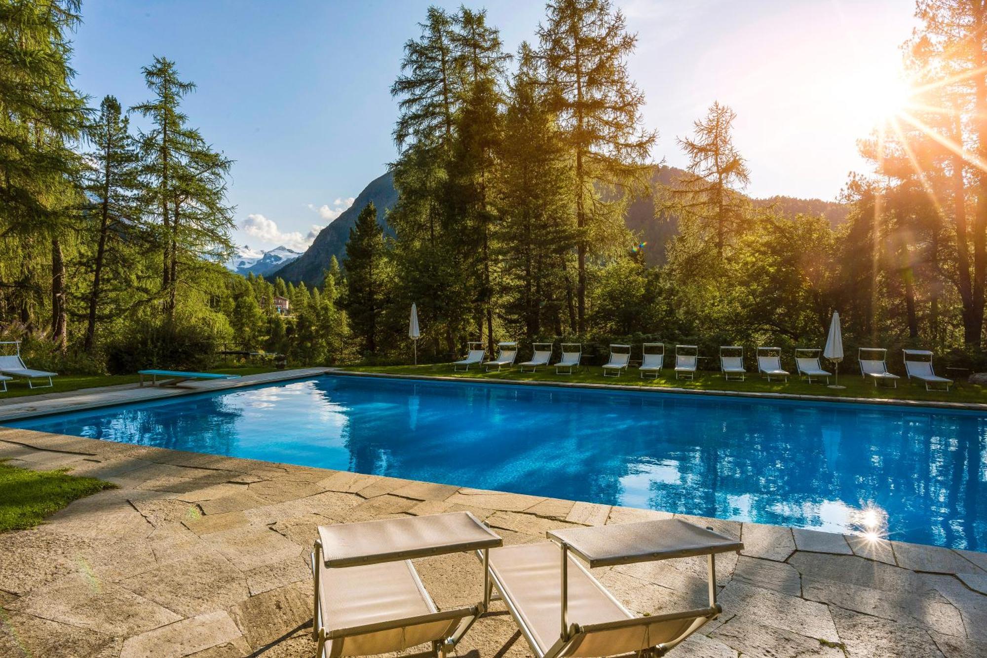 Hotel Saratz Pontresina Kültér fotó