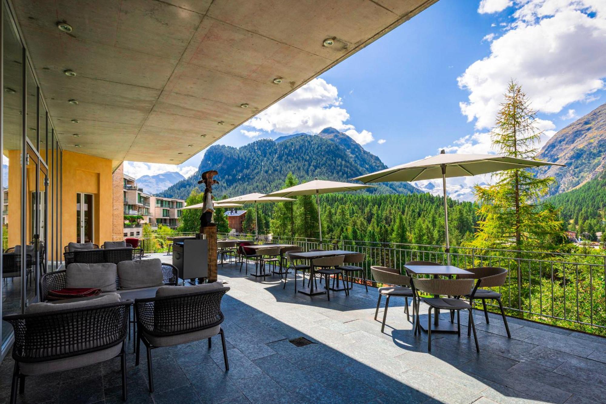 Hotel Saratz Pontresina Kültér fotó