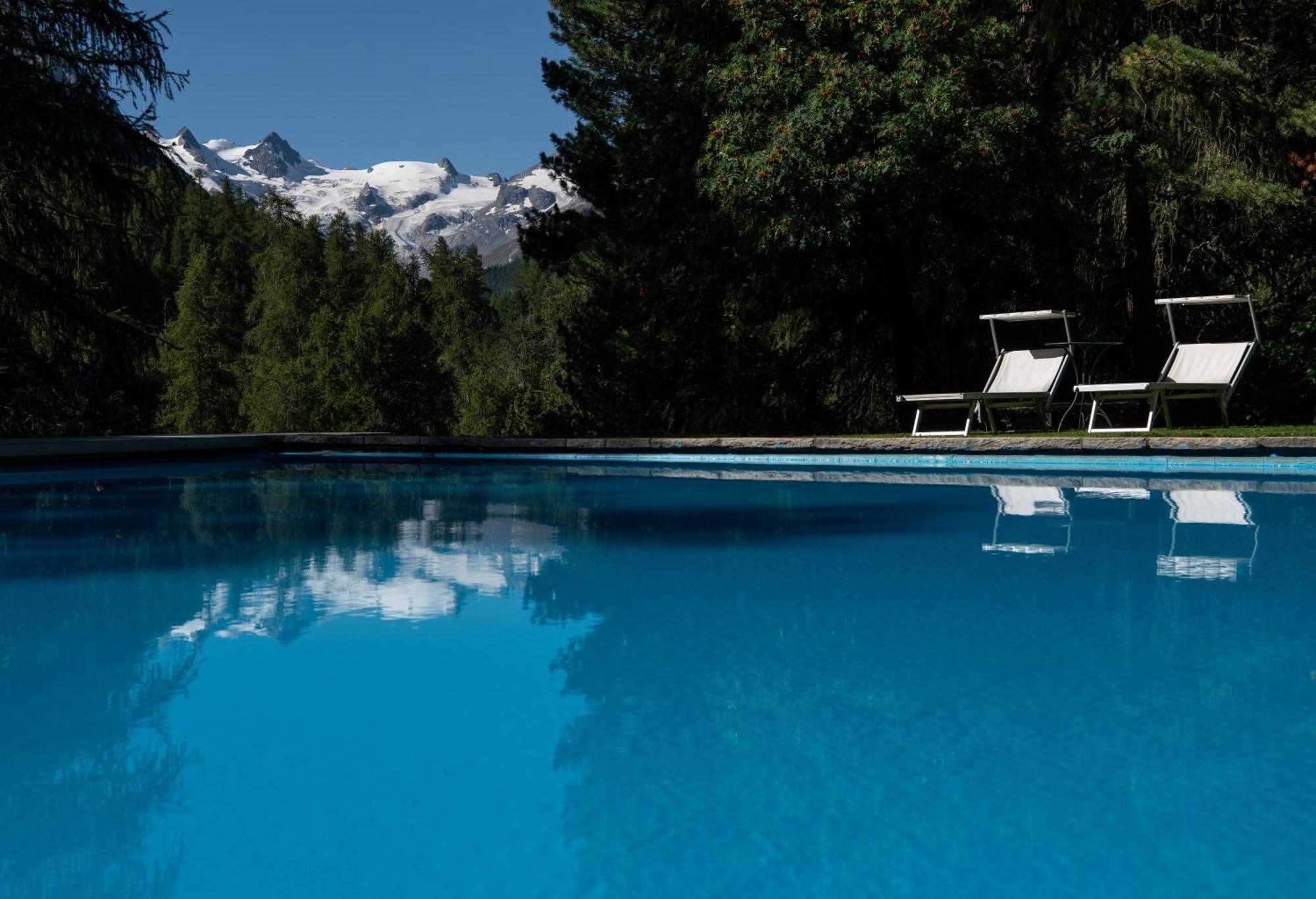 Hotel Saratz Pontresina Kültér fotó
